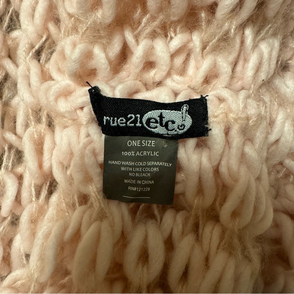 Pink Infinity Scarf - Picture 4 of 4